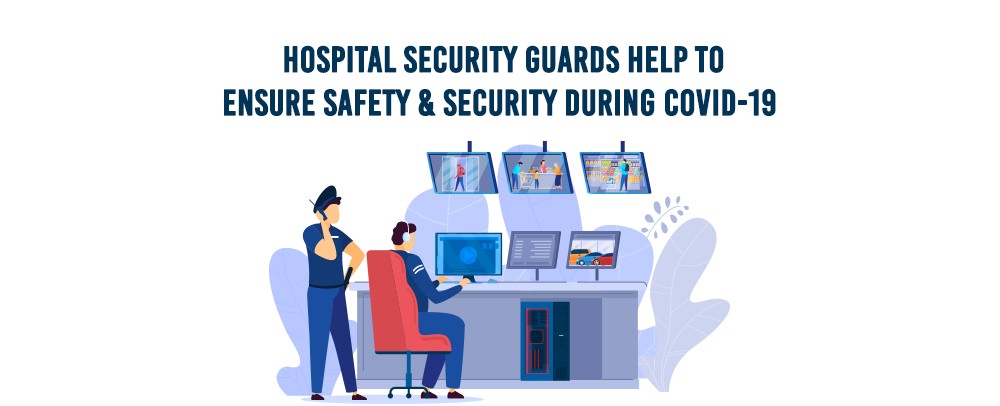 hospital security guards monitoring people using cctv